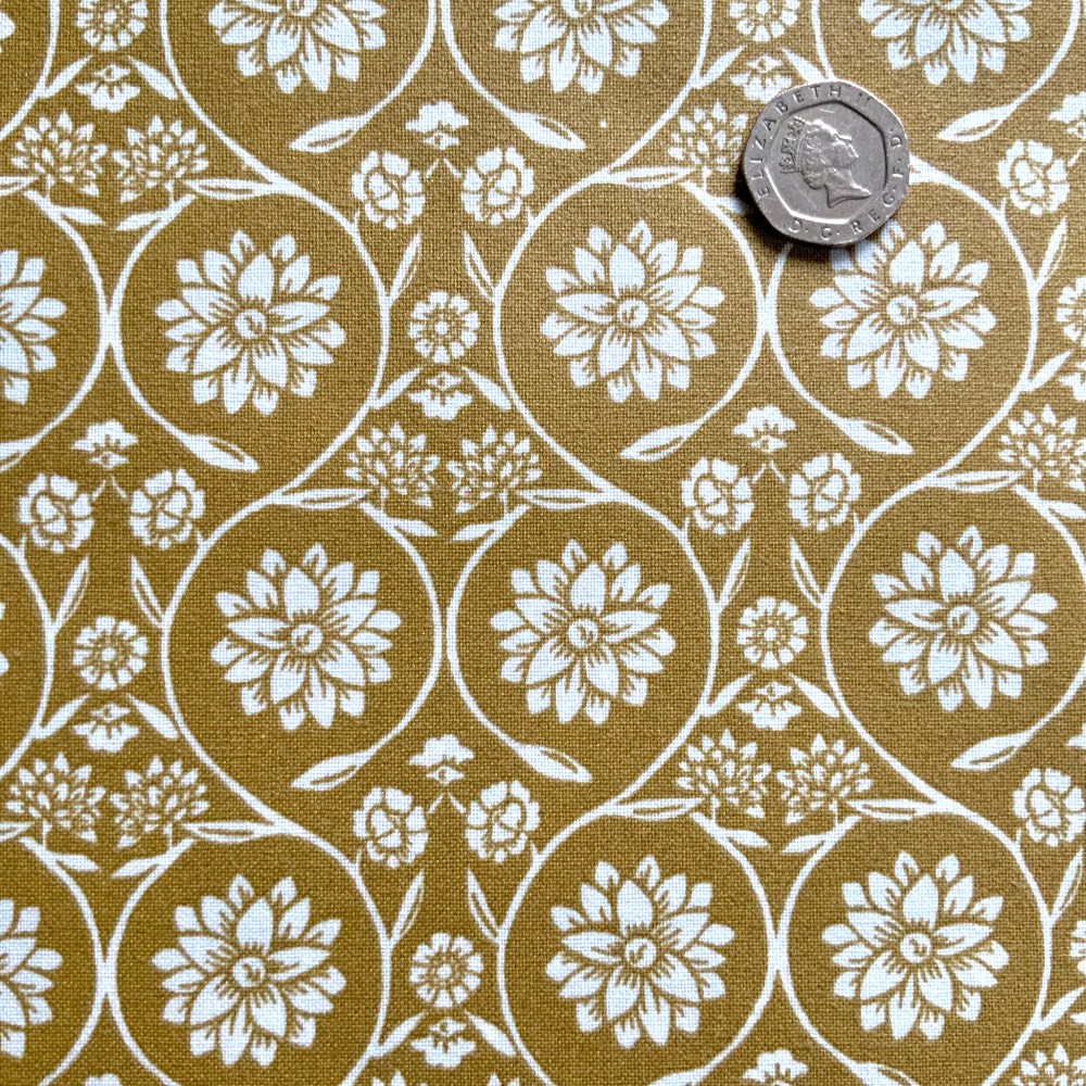 Appia Extra Wide French Oilcloth in Mustard