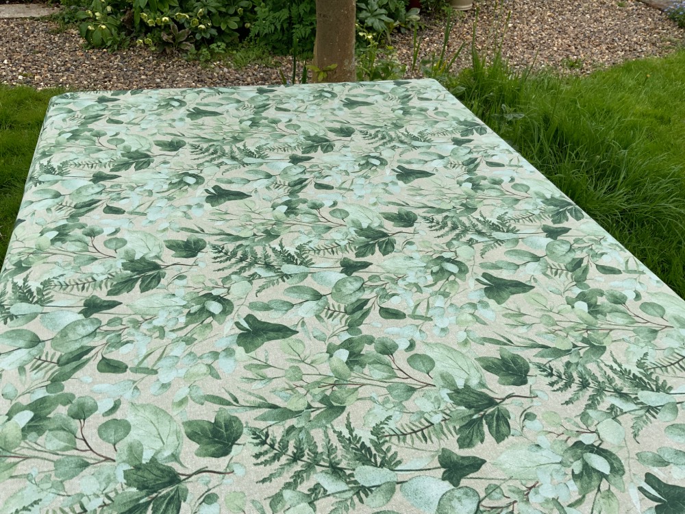 Honesty Extra Wide Oilcloth in Green