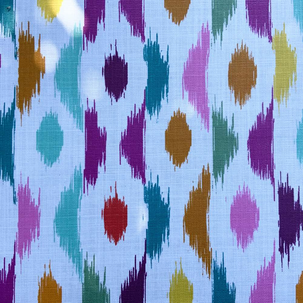 Horacio Ikat Extra Wide French Oilcloth in Multi