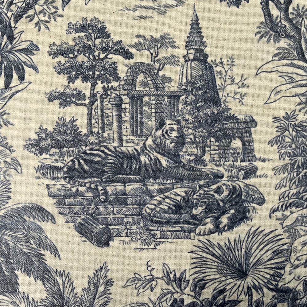 Maharani French Oilcloth in Indigo