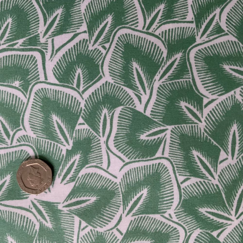 Shelton Extra Wide French Oilcloth in Green