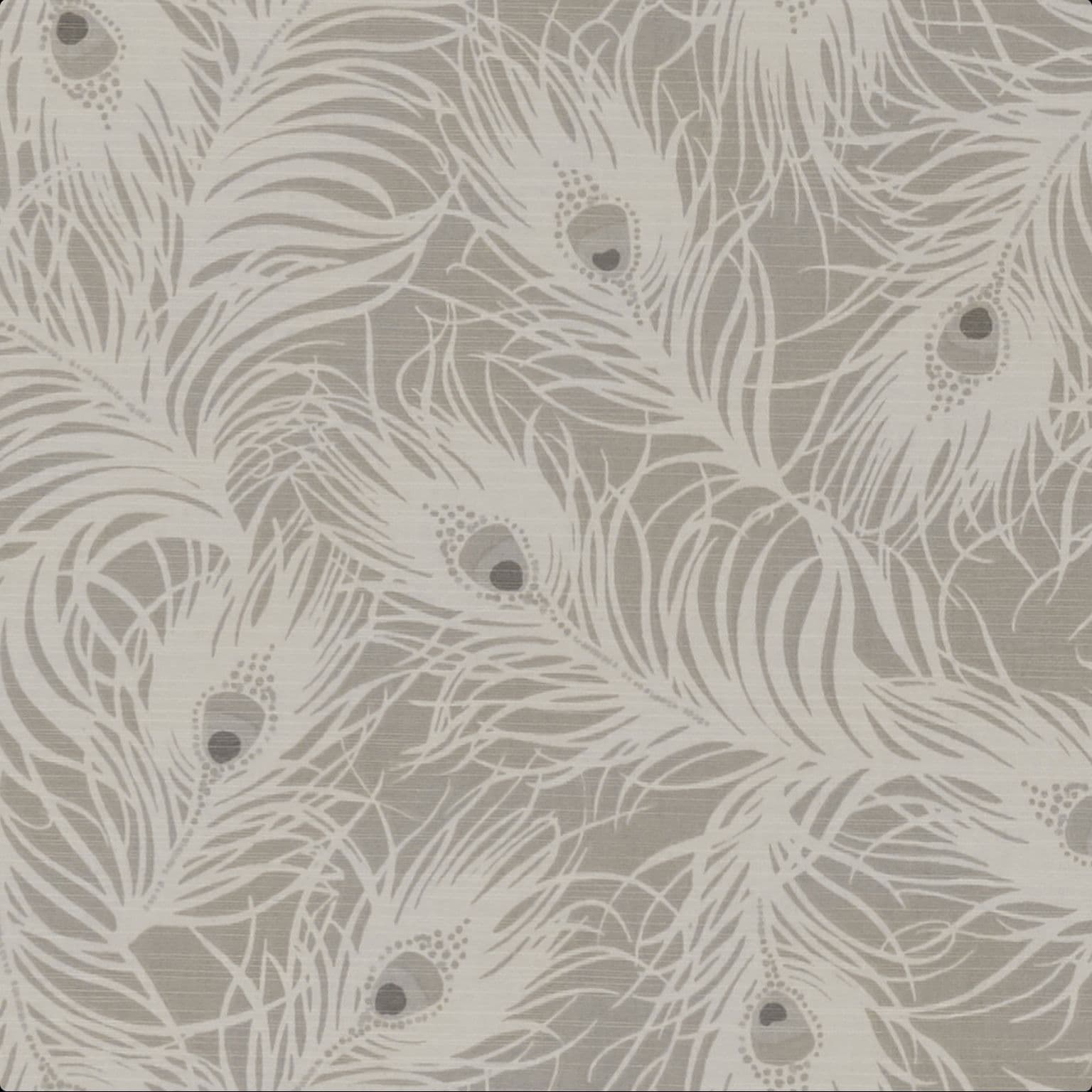 Harper Feathers Oilcloth in Natural