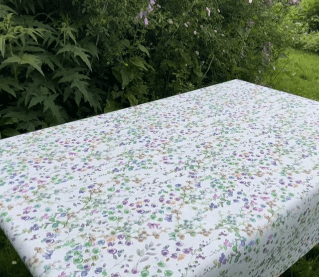 Impression Extra Wide Oilcloth in White