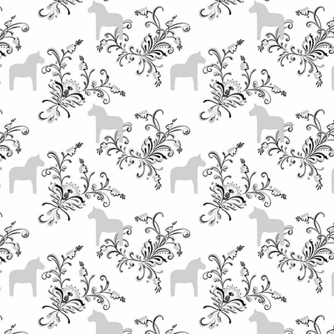 Kurbits Extra Wide Acrylic Oilcloth in Silver.