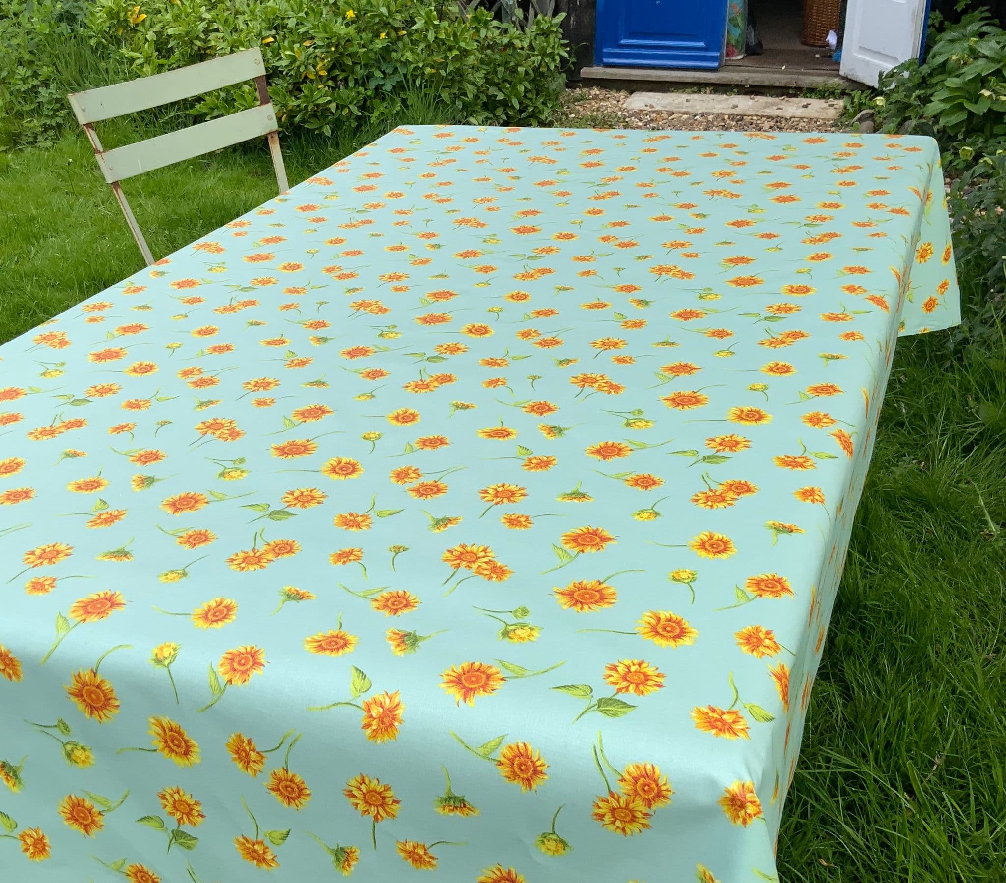 Sunflowers Extra Wide Acrylic Oilcloth